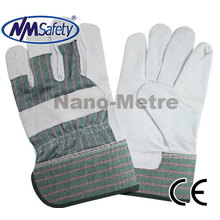 NMSAFETY high quality cheap leather safety glove for worker